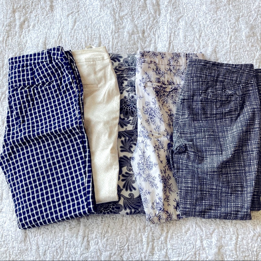 5 Pairs of Patterned Work Pants Bundle
